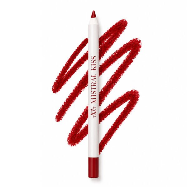 red lip liner
